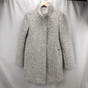 LOFT Marled funnel neck wool Coat jacket Sz XS